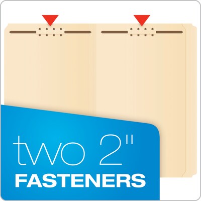 Pendaflex Heavy Duty Cardstock Classification Folder, No Expansion Expansion, Legal Size, Manila, 50/Box (FM312EE)