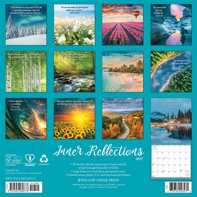 2027 Willow Creek Inner Reflections  12 x 12 Monthly Wall Calendar (60773)