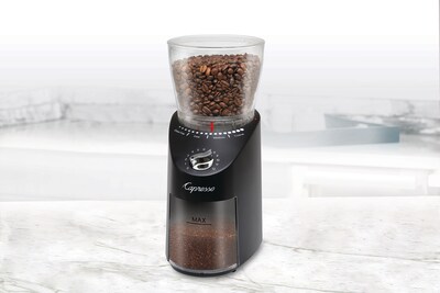 Capresso Infinity Plus Burr Coffee Grinder, Black (570.01)