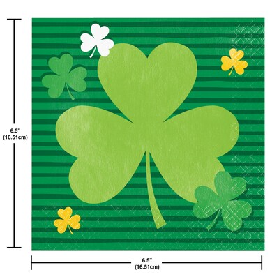 Say Hooray! Irish Wishes St. Patrick’s Day Tableware Kit, Mulitcolored, 49/Pack (DTC9625E2A)
