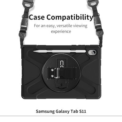 CODi Rugged Case for Samsung Galaxy Tab S11, Black (C30705104)