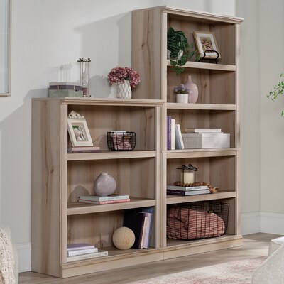 Sauder Select 70"H 5-Shelf Bookcase, Pacific Maple (434822)