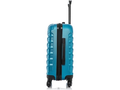 InUSA Endurance 24" Hardside Suitcase, 4-Wheeled Spinner, TSA Checkpoint Friendly, Teal (IUEND00M-TEA)