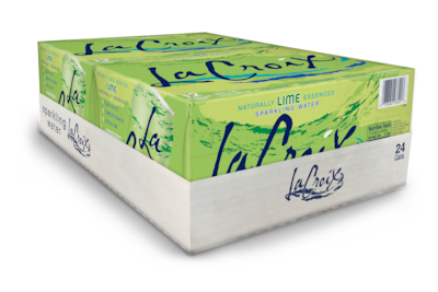 LaCroix Lime Sparkling Water, 12 Oz., 24 Cans/Carton (NAV40125)