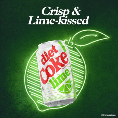 Diet Coke Lime, 12 oz., 24 Cans/Carton (A-0033499)