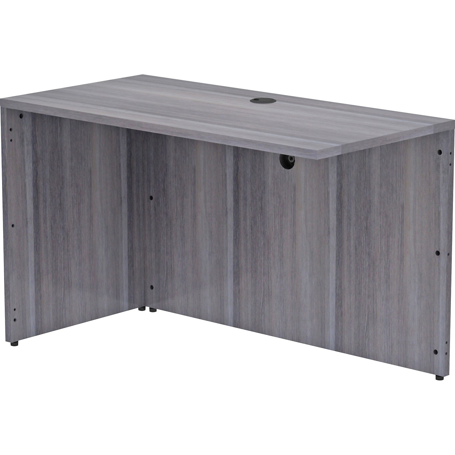Lorell Essentials Series 48 Return Shell, Weathered Charcoal (LLR69554)