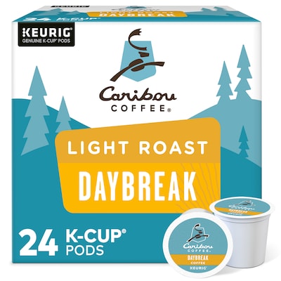 Caribou Coffee Daybreak Morning Blend Coffee Keurig® K-Cup® Pods, Light Roast, 24/Box (6994)