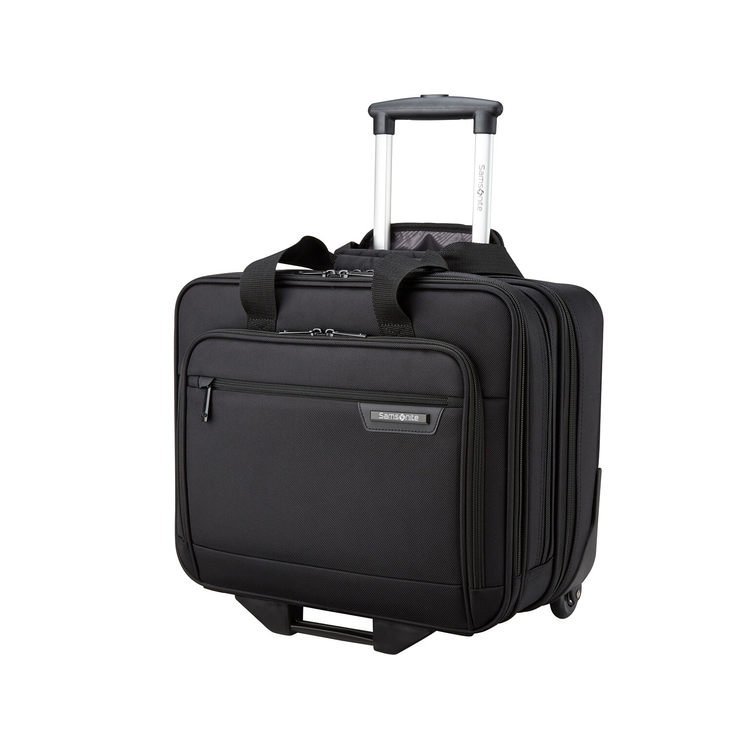 Samsonite Classic Business 2.0 Laptop Rolling Briefcase, Black Polyester (141278-1041)