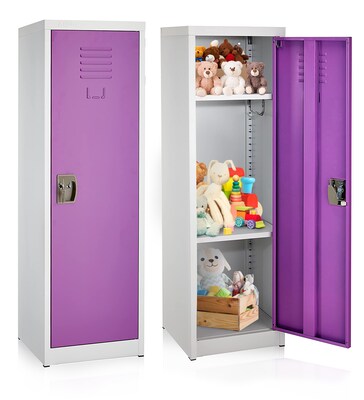 AdirOffice 48 Single Tier Purple Storage Locker (629-01-PUR)
