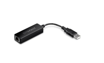 TRENDnet USB 2.0 to Fast Ethernet Adapter, Black (TU2-ET100)