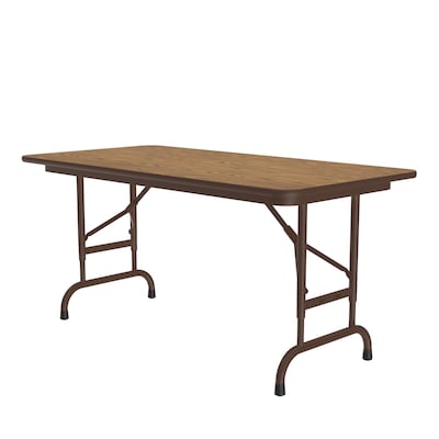 Correll Folding Table, 48x24 , Medium Oak (CFA2448TF-06)