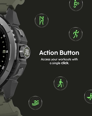 Cubitt Terra Smart Watch, Dual-Band GPS, 37.5mm, Titanium Case, White, Silicone Band (CT-TERRA7)