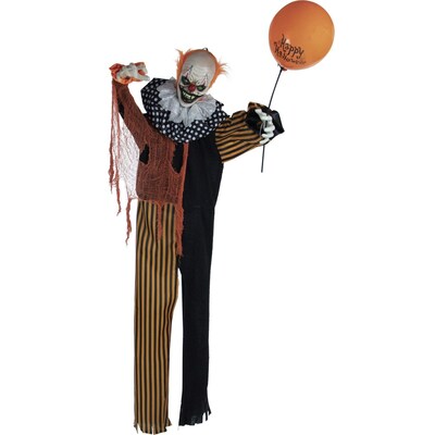 Haunted Hill Farm Life-Size Animatronic Clown (HHCLOWN-9FLSA)