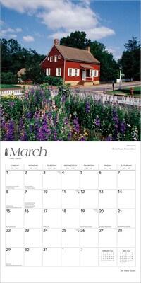 2026 BrownTrout Tar Heel State North Carolina Places 12" x 12" Monthly Wall Calendar (9798330705788)