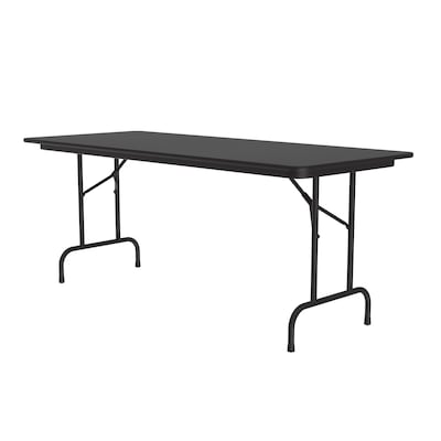 Correll Folding Table, 96x30 , Black Granite (CF3096TF-07)