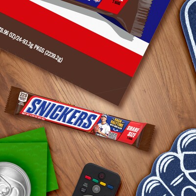 Snickers Sharing Size Milk Chocolate Candy Bars, 78.96 oz., 24/Box (MMM32252)
