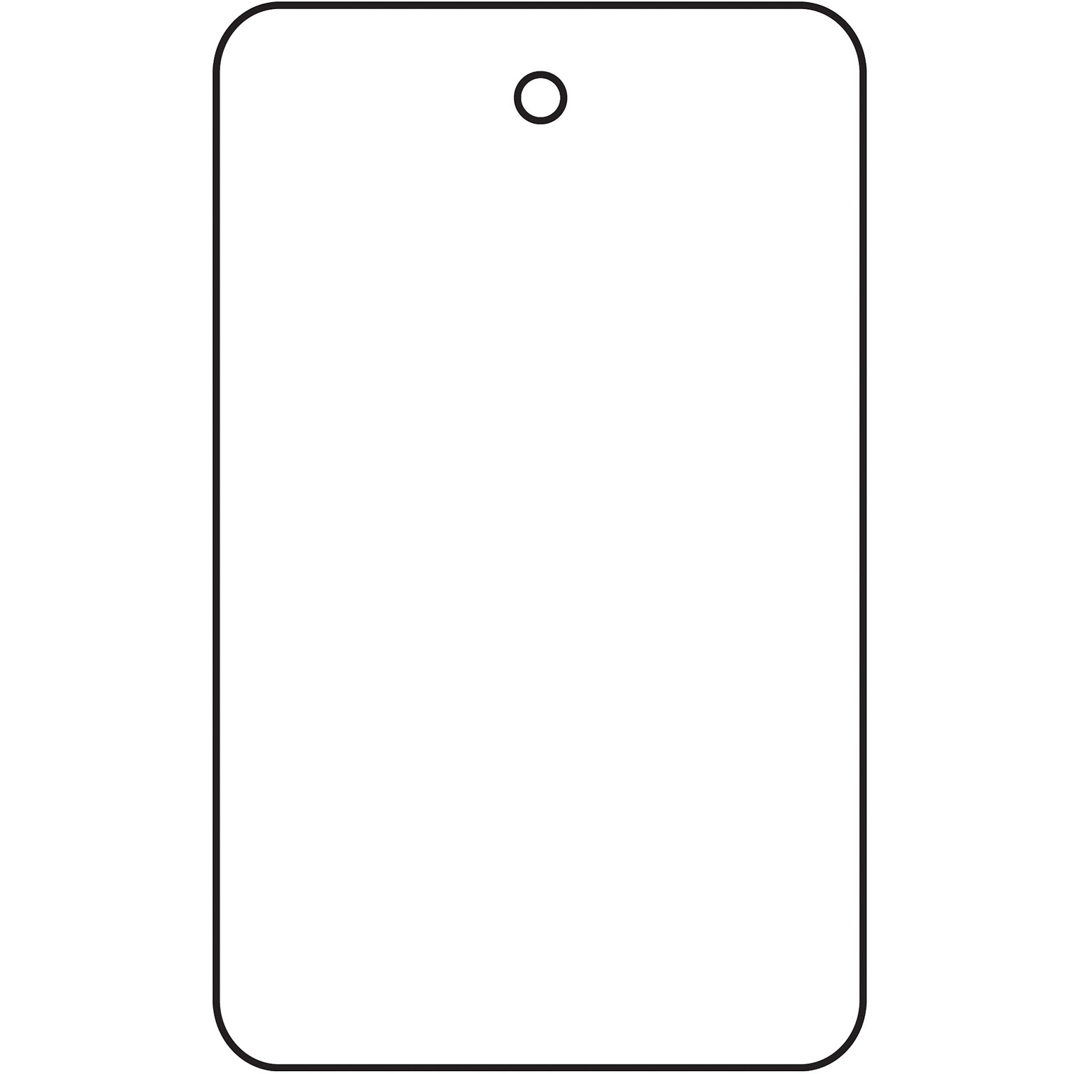 Partners Brand 2-7/8 Price & Merchandise Tags, White, 1000/Carton (G26016)