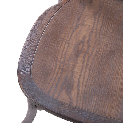 Flash Furniture Advantage Wood X-Back Chair, Armless, Gray Wash Driftwood (XBACKBURDRIFT)