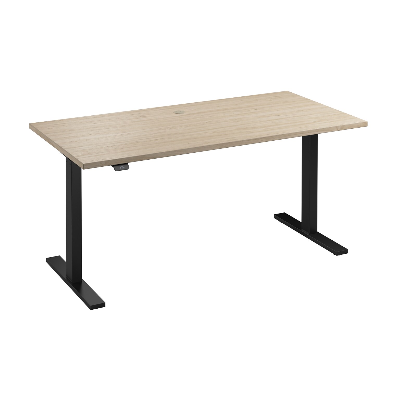 Bush Business Furniture Move 60 Series 60W Electric Adjustable Standing Desk, Natural Elm/Black Powder Coat (M6S6030NEBK)