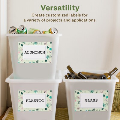 Avery EcoFriendly Laser/Inkjet Multipurpose Labels, 8-1/2" x 11", White, 100/Box (94269)