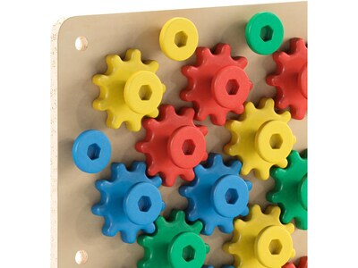 Flash Furniture Bright Beginnings STEM Gear Building Busy Board (MK-MK06158-GG)