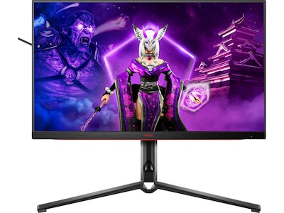 AOC AGON PRO 31.5 4K Ultra HD LCD Monitor, Black/Red (AG324UX)
