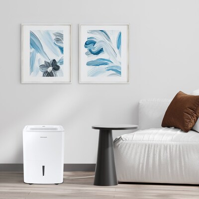 Frigidaire Energy Star 50-Pint Portable Dehumidifier, Wi-Fi Enabled, 3-Speed, White (FHDD5034Y1)