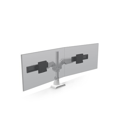 HAT Design Works E5 Adjustable Dual Dynamic Pole Arms, Up to 32, White (E5G-P02D-WHT)