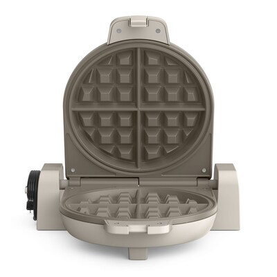 Bella Flip-n-Store Ceramic Waffle Maker, Oatmilk