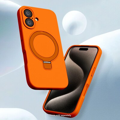SaharaCase Venture Series MagSafe Phone Case for iPhone 17, Shock Absorbing, Blazing Sun Orange (CP00907)