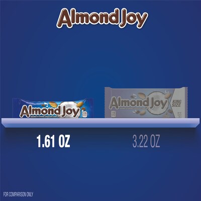 Almond Joy Coconut & Almond Milk Chocolate Candy Bars, 1.61 oz., 36/Box (HEC00320)