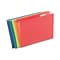 Staples Reinforced Hanging File Folders, 1/5-Cut Tab, Letter Size, Assorted Colors, 25/Box (ST18654-