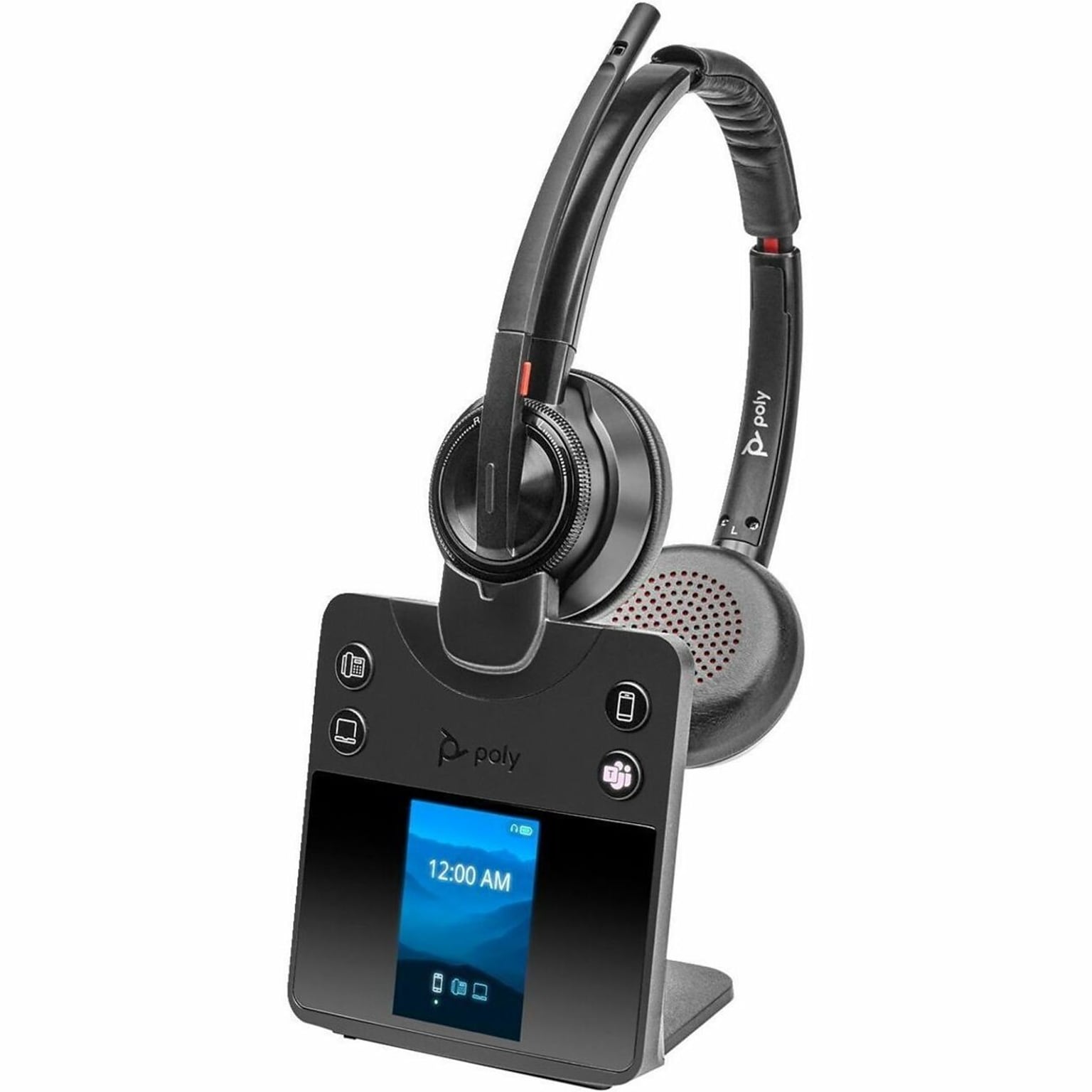Poly Savi 8420 Wireless Noise Cancelling Bluetooth Stereo Headset, MT Certified (8L7F6AA#ABA)