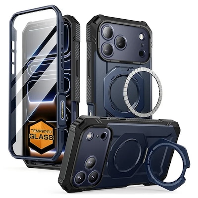 SUPCASE UBGrip Pro MagSafe Case for iPhone 17 Pro, Shock Absorbing, Azure (SUP-iPhone2025Pro-GripPro-GSSP-Azure)