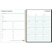 2023-2024 Blue Sky Dark Gray Gale  8.5 x 11 Academic Weekly & Monthly Lesson Planner (136608-A23)