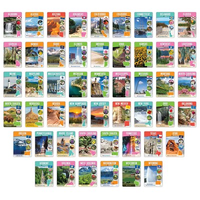 TREND The United States Wipe-Off Learning Set (T-19017)