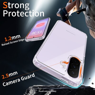 SaharaCase Venture Phone Case for Samsung Galaxy A27, Shock Absorbing, Clear (CP01099)