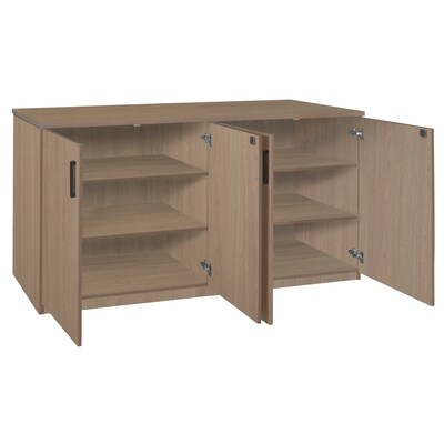 Regency Legacy 72" Office Storage Cabinet Buffet, Noble Oak (LSC7236NO)