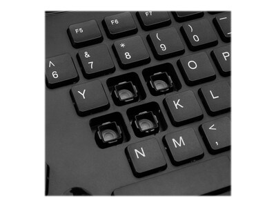 Adesso Tru-Form Media Ergonomic Keyboard, Black (AKB-160UB)