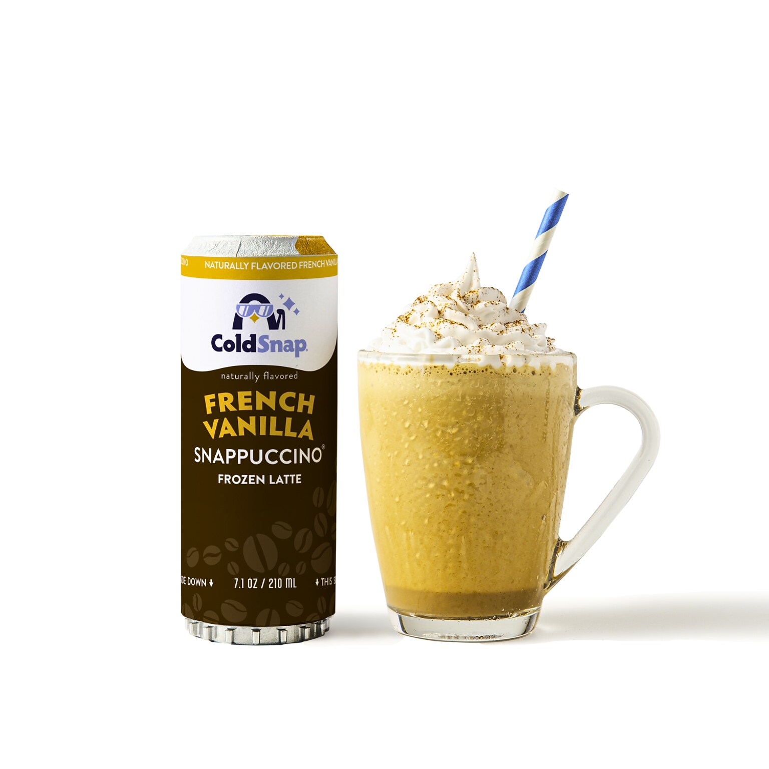ColdSnap French Vanilla Snappuccino Frozen Latte Mix, Single Serve Pods, 12 Pods/Pack, COLDSNAP MACHINE REQUIRED (600041)