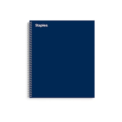 Staples Premium 5-Subject Notebook, 8.5 x 11, College Ruled, 200 Sheets, Blue (TR58364)