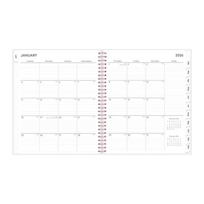 2026 Blue Sky Joselyn 8" x 10" Calendar Year Monthly Planner, Plastic Cover, Multicolored (110395-26)