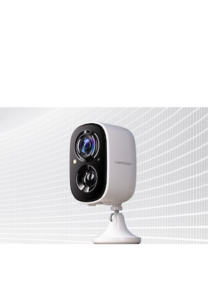 CINMOORE 2.5K Wireless Indoor/Outdoor Home Security Camera -White (BC22U)