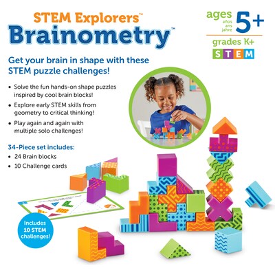 Learning Resources STEM Explorers Brainometry, Multicolor (LER 9306)