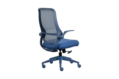 Tempur-Pedic Stratus Ergonomic Mesh/Fabric Swivel Executive Chair, Indigo (TP-STRATUS-IND)