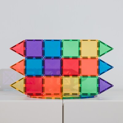 Connetix Magnetic Tiles Rainbow Mini Pack, 24 Pieces (CNTR00024MI)
