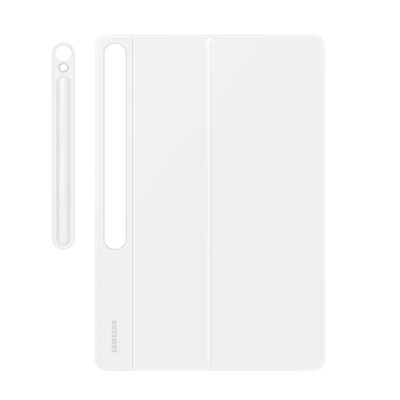 Samsung Polyurethane 12.4" Book Cover Keyboard for Galaxy Tab S10 FE+, White (EF-DX625UWEGUJ)