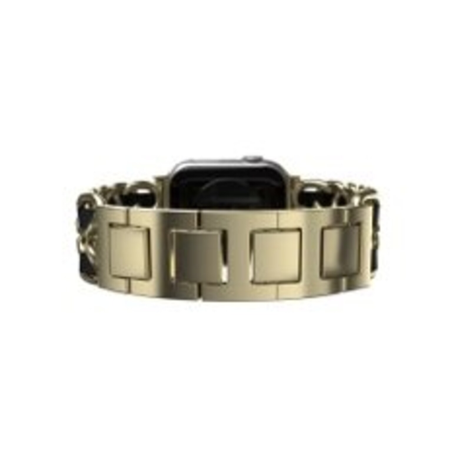 LAX Stylish Metallic Band for Apple Watch, Yellow Gold