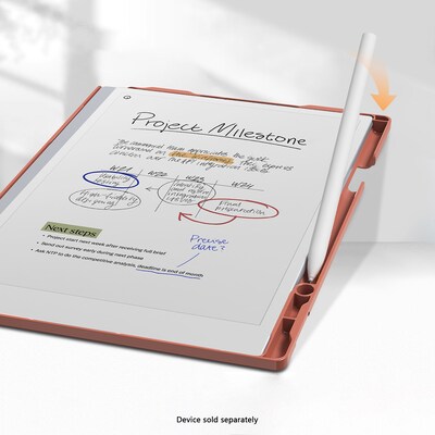 SaharaCase Indy Series Bi-Fold Folio Case for reMarkable Paper Pro, Espresso (TB00434)