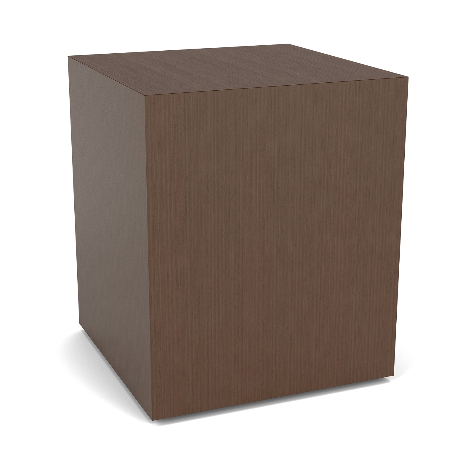 Lesro Mystic Lounge 17W x 17D Laminate End Table, Riftwood Walnut (ML6320.TRW.DRW)